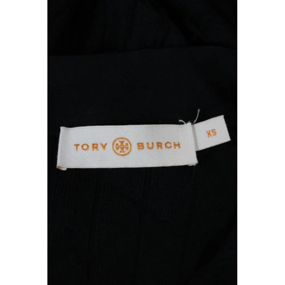 Tory Burch Women Cardigan Black Long Sleeve Round Neck Size XS